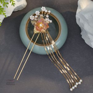 Épingle japonaise pour cheveux, accessoire élégant et pratique