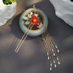 Accessoire traditionnel japonais pour coiffures raffinées