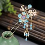 Épingle stylée pour cheveux, touche japonaise unique