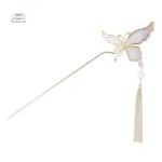 Épingle décorative pour cheveux, style japonais, papillon