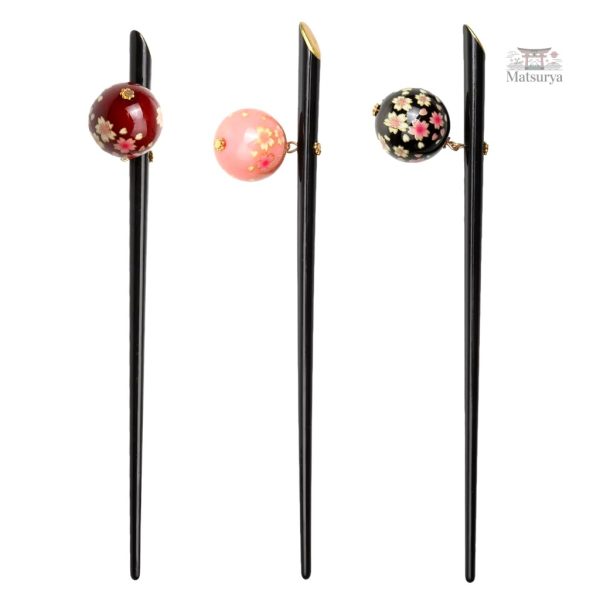 Épingle Japonaise en acrylique Sakura - vue 2