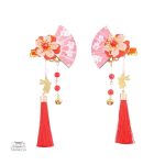 Épingle Japonaise à pompon pour cheveux