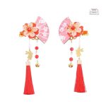 Accessoire capillaire traditionnel avec pompon