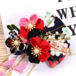 Accessoire capillaire japonais élégant et authentique