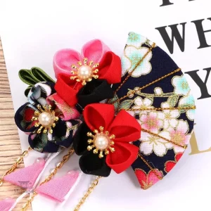 Accessoire capillaire japonais élégant et authentique