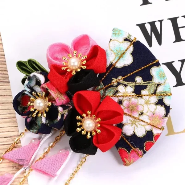 Accessoire capillaire japonais élégant et authentique