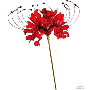 Kanzashi épingle à cheveux fleur Lycoris