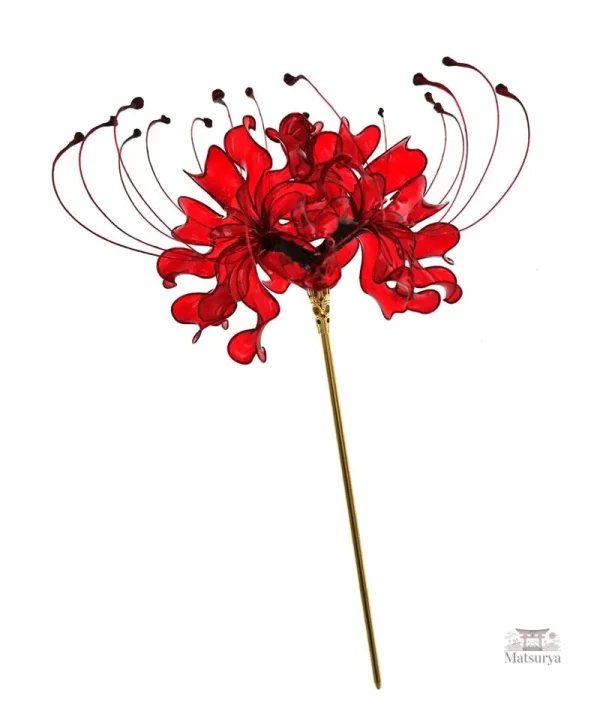 Kanzashi épingle à cheveux fleur Lycoris