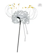 Kanzashi élégant pour cheveux, fleur Lycoris