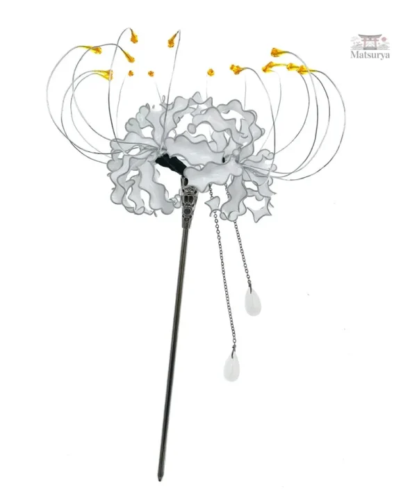 Kanzashi élégant pour cheveux, fleur Lycoris