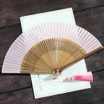 Éventail japonais en bambou pour l'été