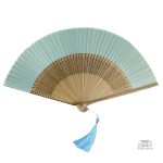 Éventail japonais en bambou, style raffiné