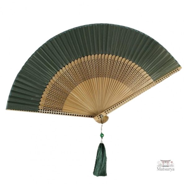Éventail japonais en bambou, inspiration orientale