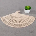 Éventail japonais en bois pour l'été