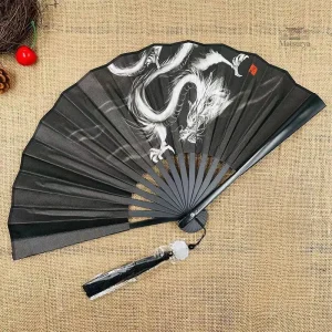 Éventail homme en style japonais traditionnel
