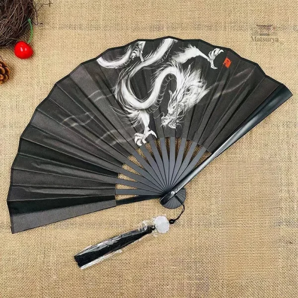 eventail-homme-1 Éventail homme en style japonais traditionnel