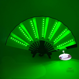 Éventail japonais moderne avec LED