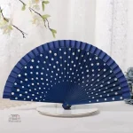Éventail Japonais à Pois élégant et coloré
