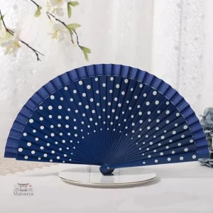 Éventail Japonais à Pois élégant et coloré