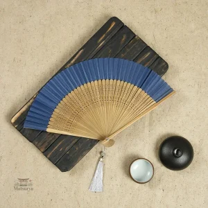 Éventail ancien japonais, artisanat raffiné
