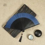 Éventail japonais artisanal, décoration unique