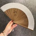 Éventail japonais en bambou - vue 3