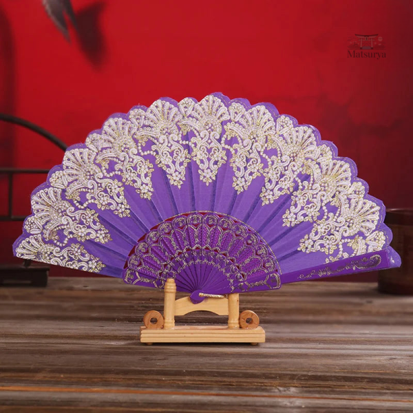 Éventail japonais pour danse et spectacles