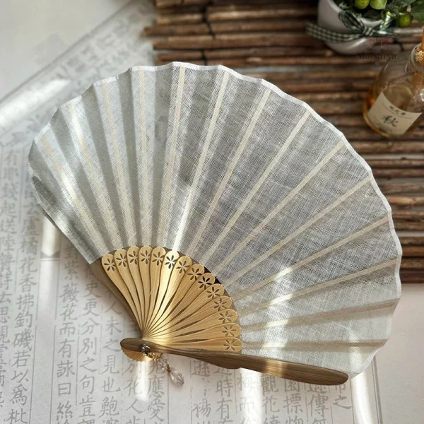 Éventail japonais DIY en papier décoratif