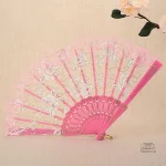 Éventail Japonais Rose, Élégance et Tradition