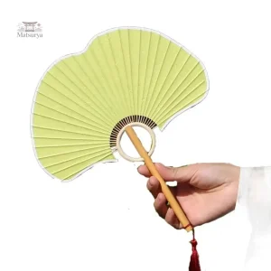Éventail japonais élégant pour décoration intérieure