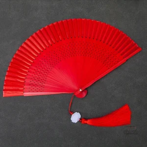 Éventail japonais, design classique et coloré
