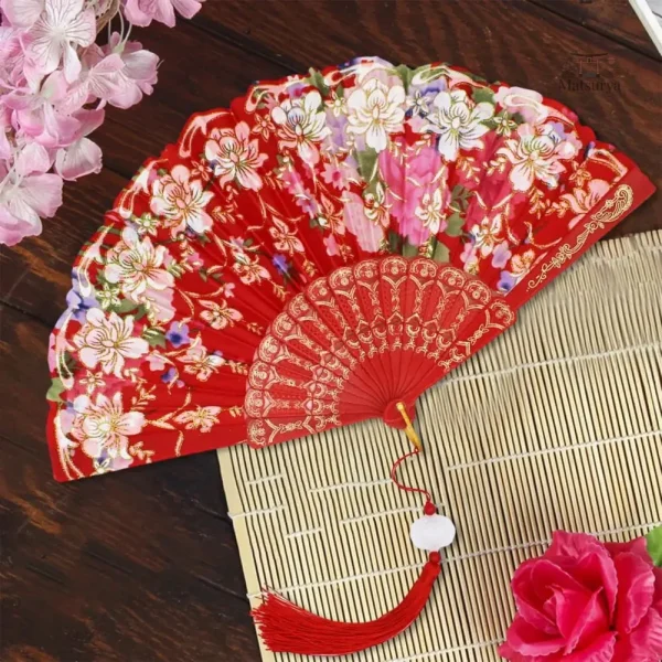Éventail japonais rétro, parfait pour les collectionneurs