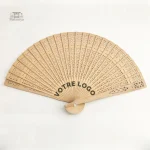 Éventail en bois personnalisable, produit japonais unique