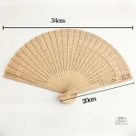 Éventail japonais en bois, design sur mesure disponible