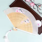 Éventail japonais en toile