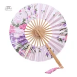 Accessoire de mode : éventail rond