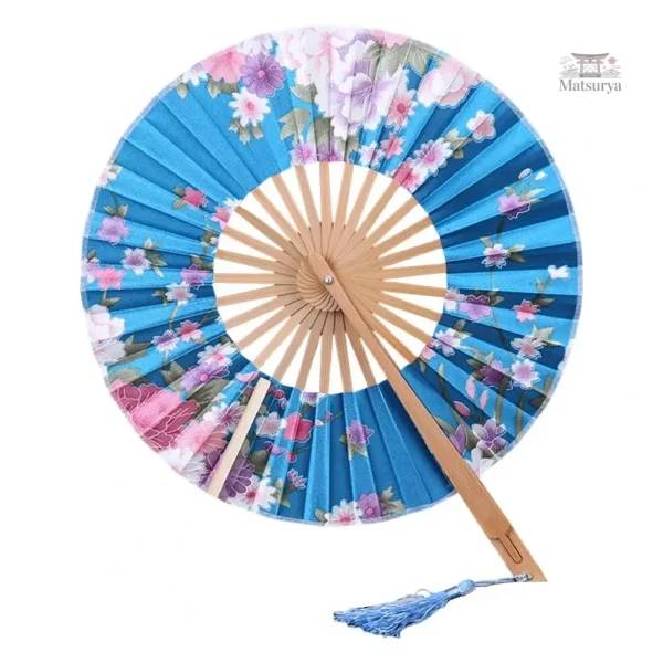 Éventail pliable traditionnel japonais