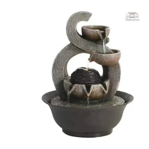Fontaine à eau zen pour décoration intérieure