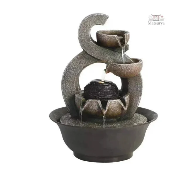 Fontaine à eau zen pour décoration intérieure