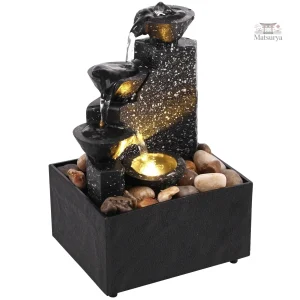 Fontaine japonaise apaisante pour la maison