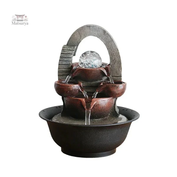 Boule d'eau intérieure, ambiance zen et relaxante