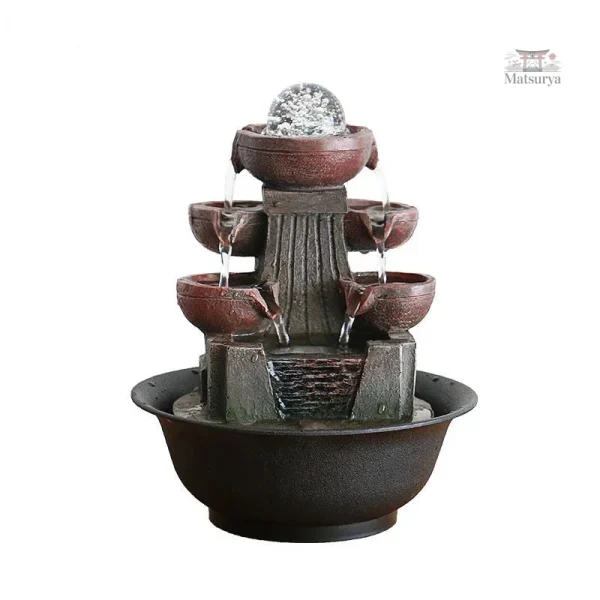 Fontaine à eau design pour décoration intérieure japonaise