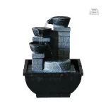 Élégante fontaine à eau zen japonaise