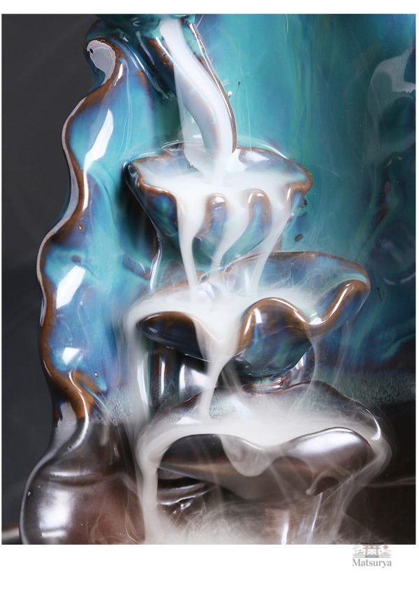 Objet décoratif pour encens en céramique