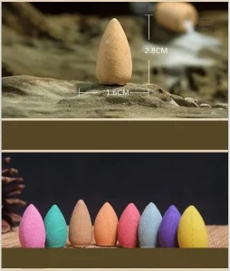 Accessoire décoratif pour diffusion d'encens minimaliste