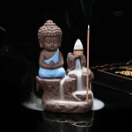 Fontaine à encens avec motif Bouddha apaisant