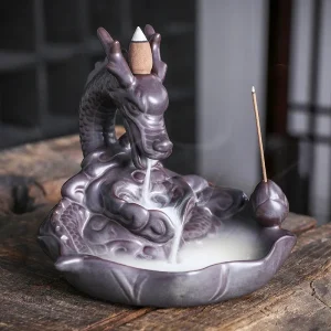 Fontaine à Encens Dragon avec design artistique