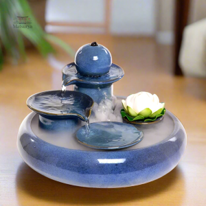 Détails de la Fontaine Japonaise pour intérieur relaxant