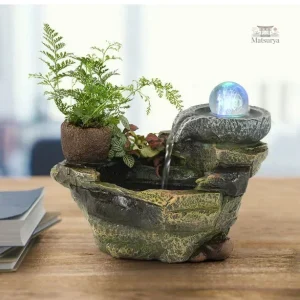 Fontaine japonaise d'ornement pour décoration extérieure