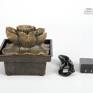Détails de la fontaine japonaise pour décoration intérieure apaisante